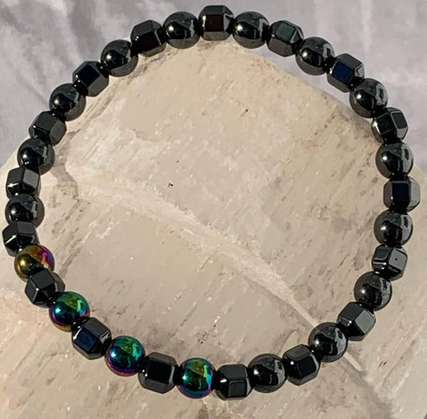 Healing Hematite Bracelets Gaia's Designs healing, hematite, stretch