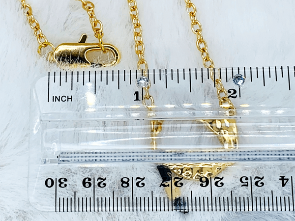 Golden Night Necklaces Gaia's Designs anti tarnish, charm, clasp, hematite, necklace, semi-precious, stainless