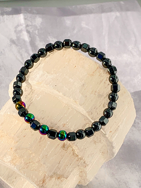 Healing Hematite Bracelets Gaia's Designs healing, hematite, stretch