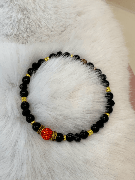 Autumn Style Bracelets Gaia's Designs  Fall, glam, globe, hematite, rhinestone, stretch