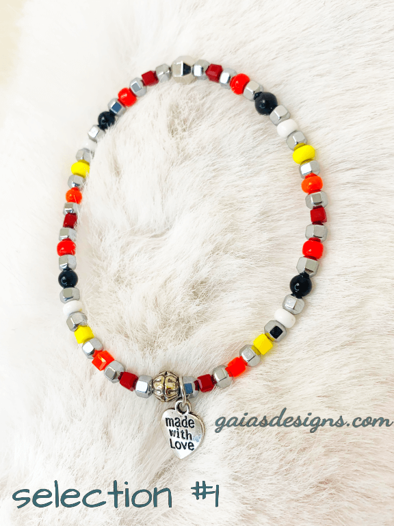 In Loving Memory Bracelets Gaia's Designs bracelet, charm, indigenous, stretch